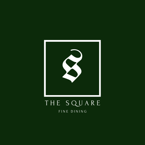 Green Framed Elegant Restaurant Logo